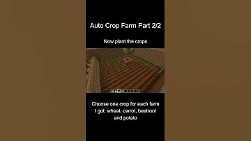 Minecraft Tutorial: How to Build an Easy and Efficient Automatic Crop Farm Part 2
