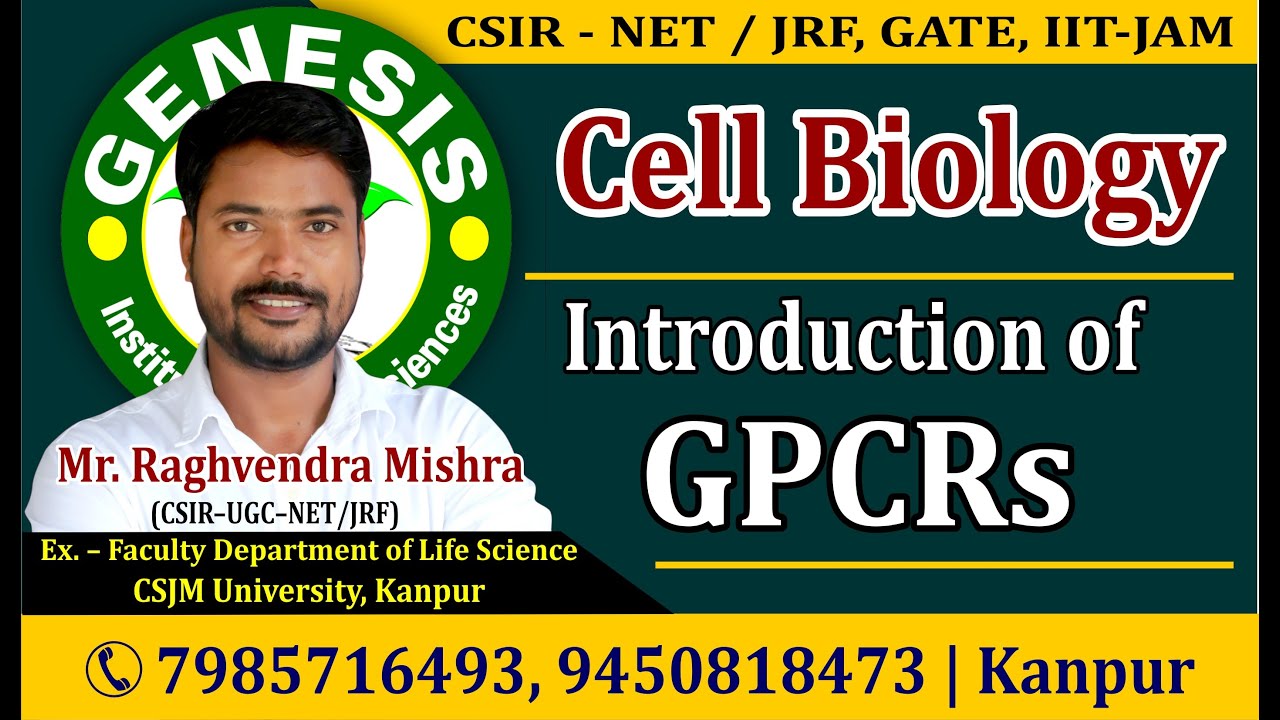 Introduction Of GPCRs Cell Biology By Raghvendra Mishra CSIR GATE 