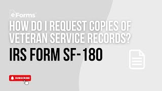 How Do I Request Copies of Veteran Service Records? | Form SF 180