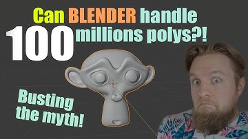 How many POLYGONS Blender can handle?