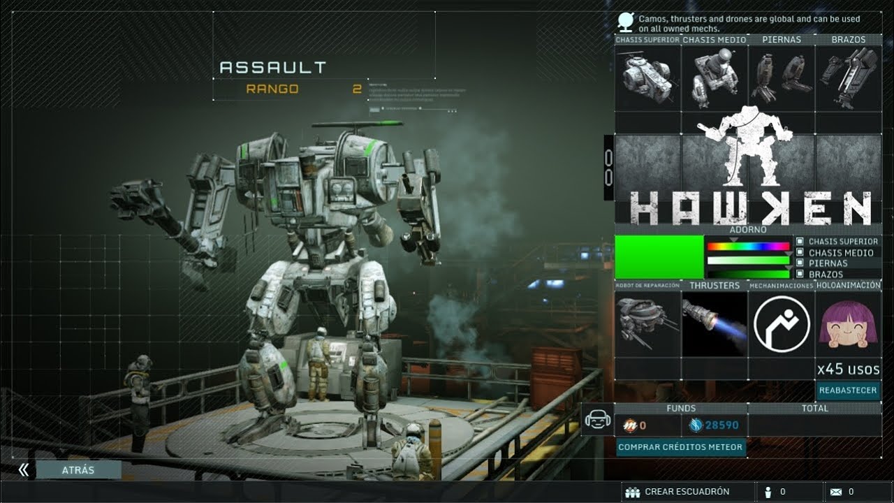 HAWKEN - BATALLA POR EQUIPOS