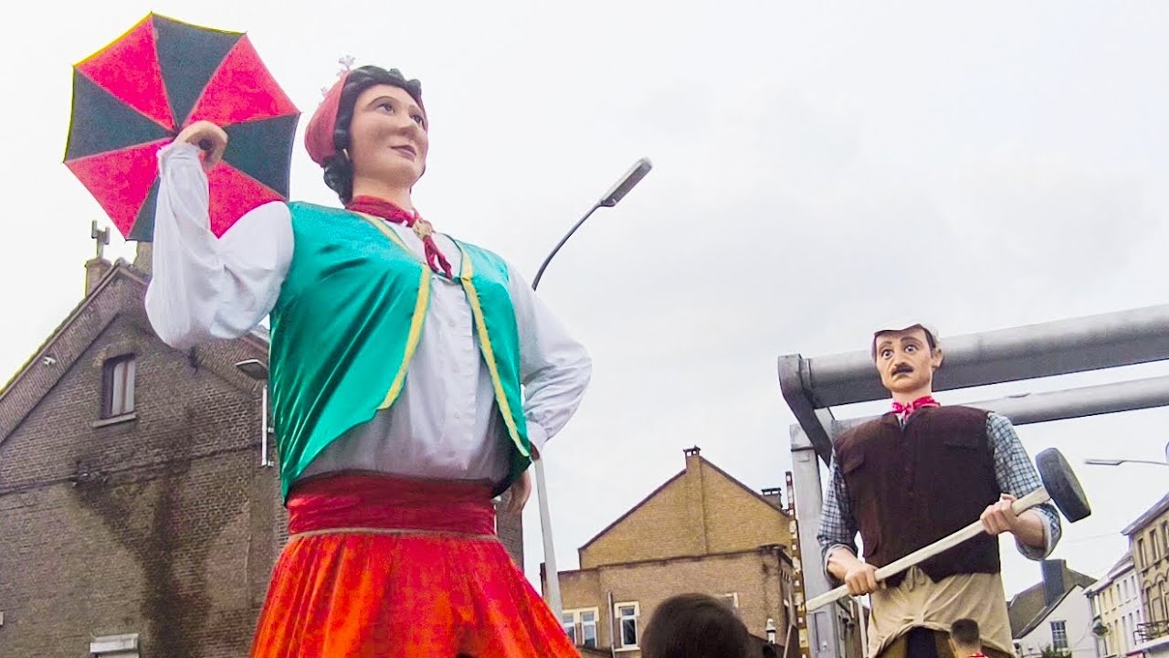 Lessines : Cortège du Cayoteux 2024 🎊🟥🟨