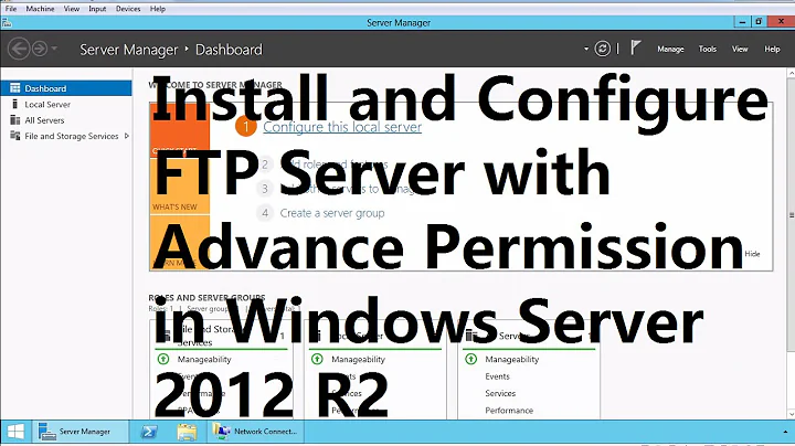 Install and Configure FTP Server with Advance Permission in Windows Server 2012 R2