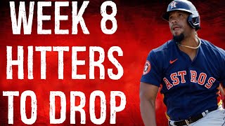 Hitters To Drop Week 8 Fantasy Baseball