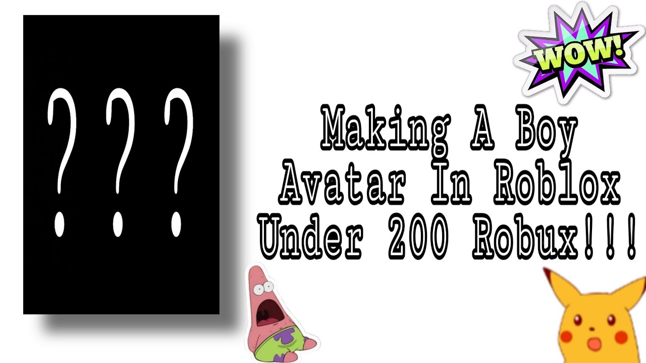 How To Make A Boy Roblox Avatar Under 200 Robux Items Link In Description Youtube - cool roblox catalog items 200 robux