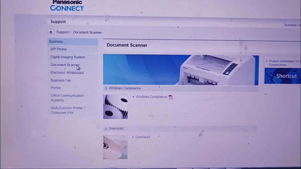 Cara Scan Dokumen Panasonic KV SL1056 (How To Scan Documents with