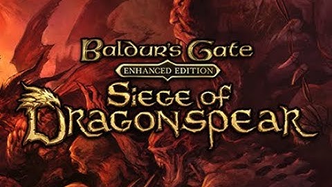 Baldurs Gate Siege of Dragonspear: Part 3 Elven Warrior/Thief, a simple premise for an old man