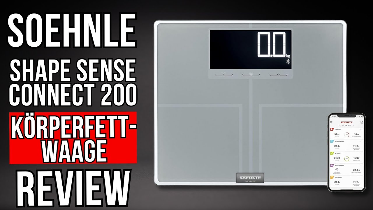 Soehnle Shape Sense Connect 200: Die beste Körperfettwaage für Sportler ...