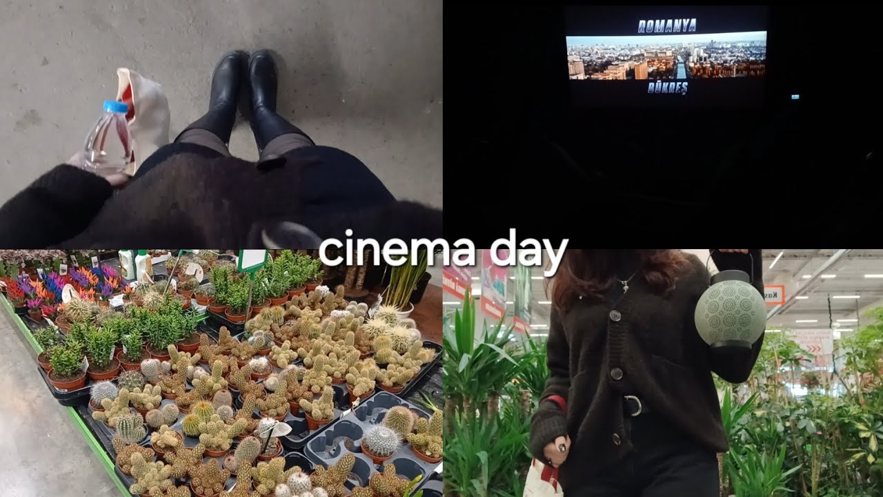 quiet cinema day vlog | movie, mr. diy, plushies