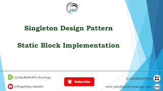 Static Block Singleton Design Pattern