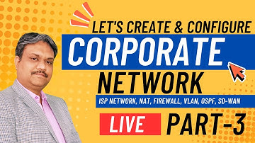 Configure Corporate Network | ISP, VLAN, Firewall, SD-WAN | PART - 3 #techgurumanjit