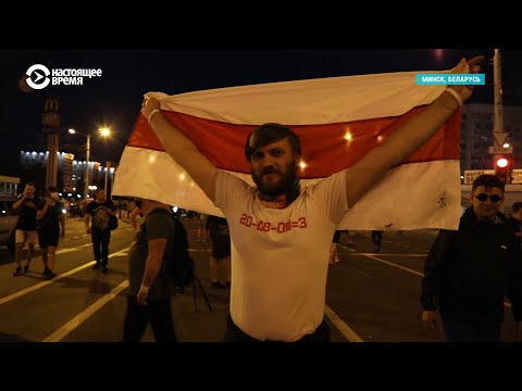 Минск 10 августа. Протесты в Беларуси. Люди, гранаты, стрельба, жертвы