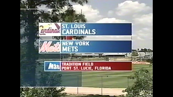 Cardinals vs Mets (3-13-2004, Spring Training) - DayDayNews