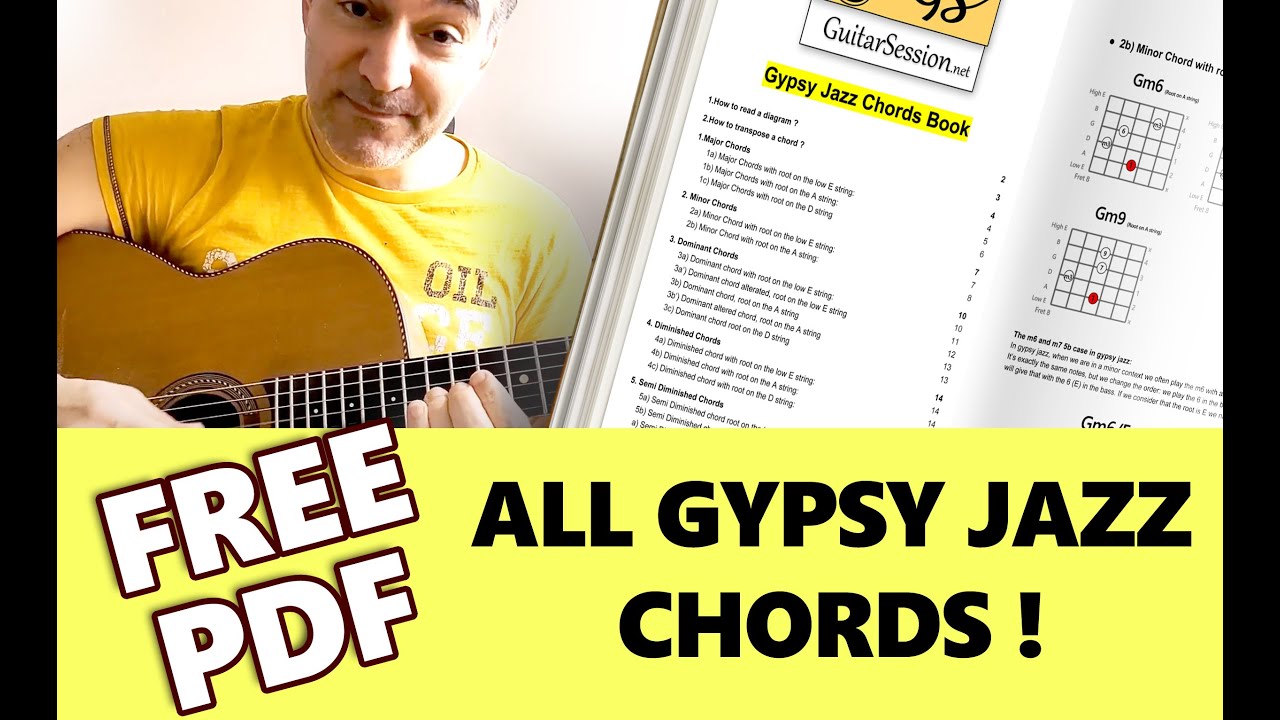 5 Gypsy jazz chords you have to know absolutely! +free pdf book YouTube