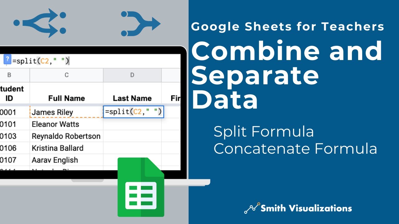 Two Ways to Separate First and Last Names in Google Sheets : Teton Science  Schools Helpdesk