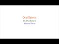 Oscillator 03: LC Oscillator (General Form)