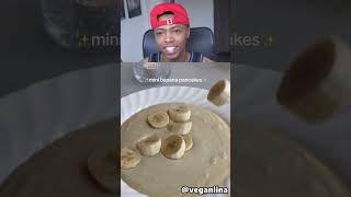 Mini banana pancakes