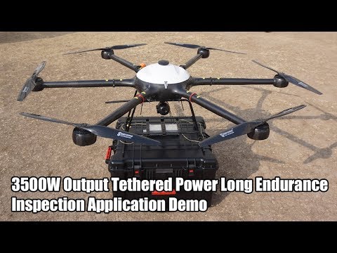 powerline tethered drone