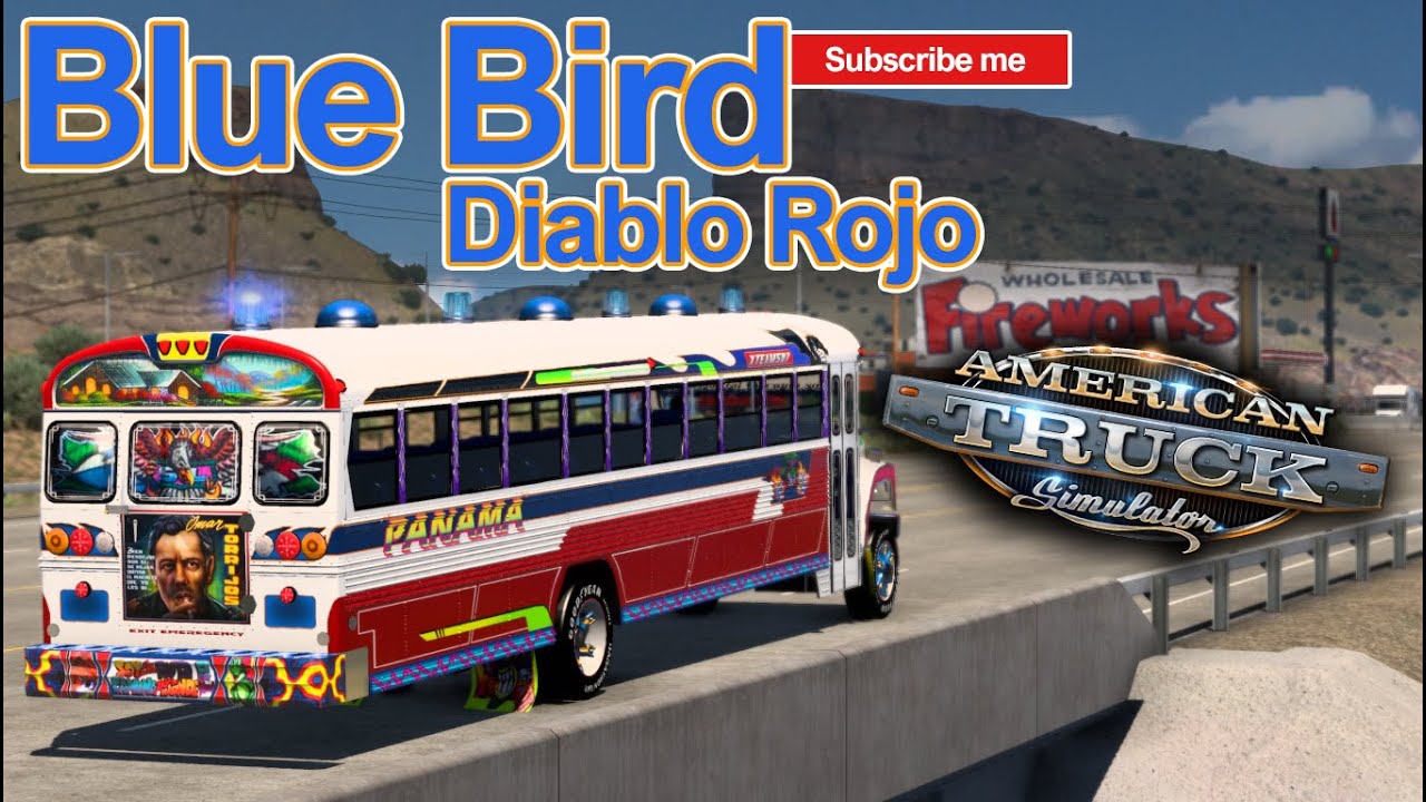 [ATS] Blue Bird Diablo Rojo [1.43]