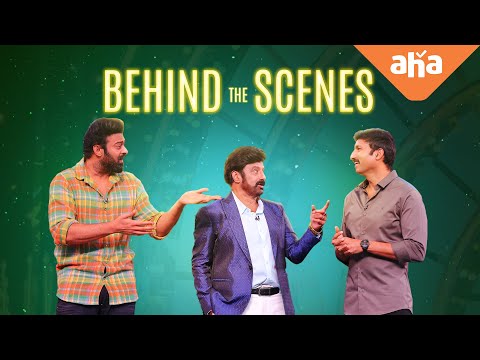 Behind The Scenes of Unstoppable Prabhas, Gopichand, NBK | Unstoppable with NBK | ahavideoIN