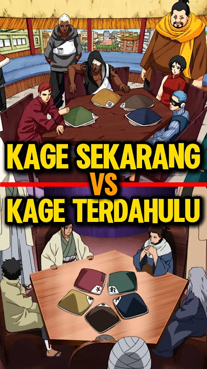 Apakah Para KAGE Sekarang SUDAH MELAMPAUI Para Kage Terdahulu? 🤔🗿 #naruto #animeindo