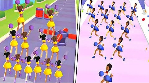 Cheerleader Run 3D - All level Gameplay Walkthrough Android/iOS part 2