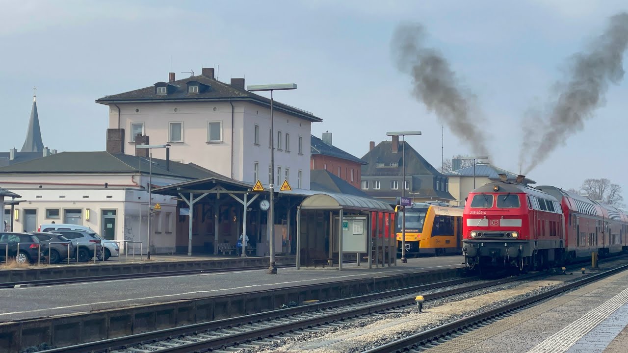 Dieselpower mit schweren Zügen und Militär im Dieselmekka bei Marktredwitz März 2025