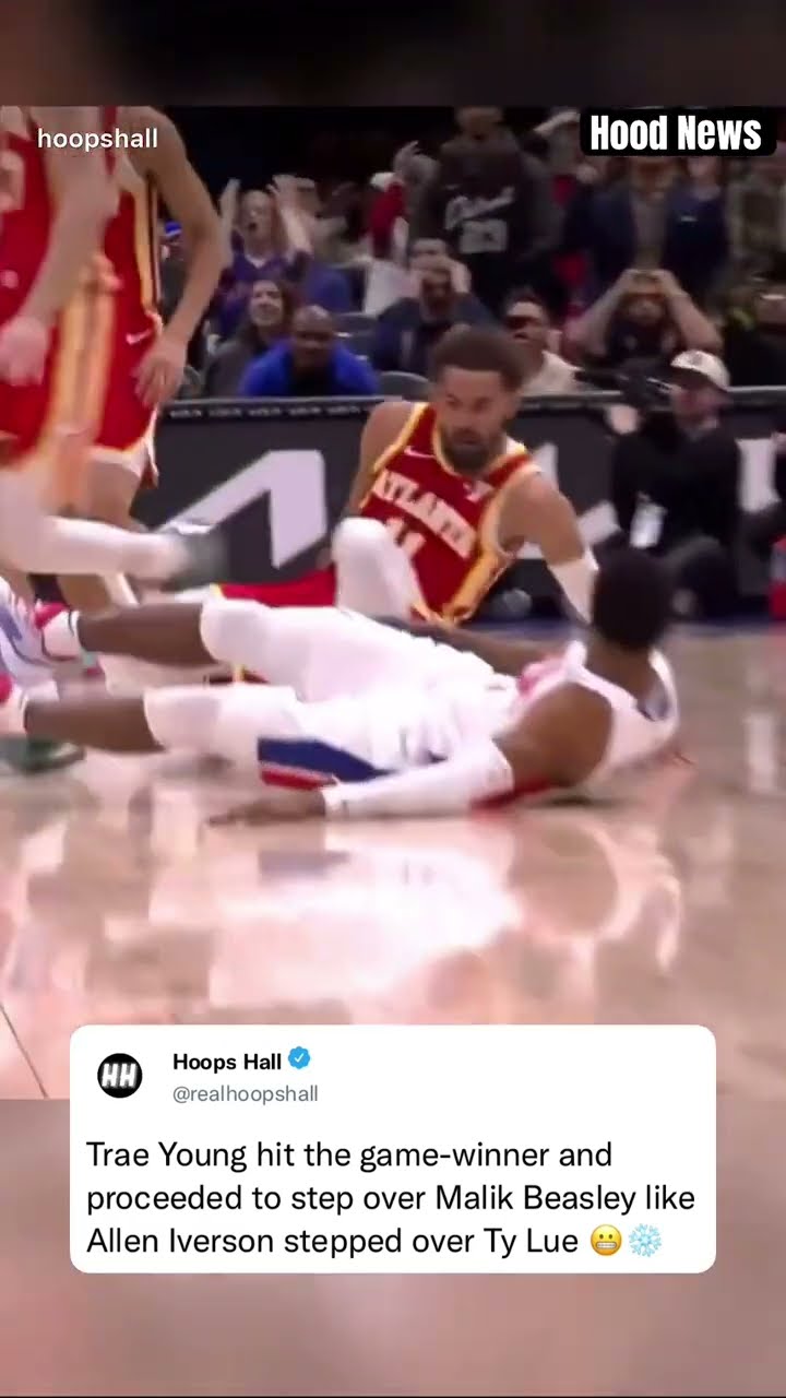 Poetry in motion #hoodnews #traeyoung #gamewinner #nba #basketball #atlantahawks #trending #how #wow