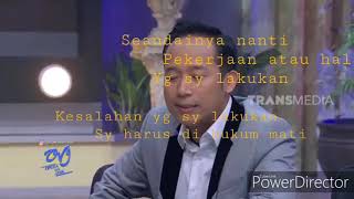 Deny gombalin najwa sihab, #OVJ (story wa kekinian)