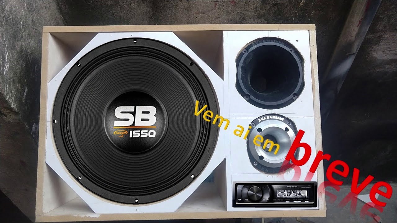 PROJETO CAIXA Trio, TRITON SB 15´´ 1550 RMS,  ( ´CAIXA UNIVERSAL´´, ARi SouNd )