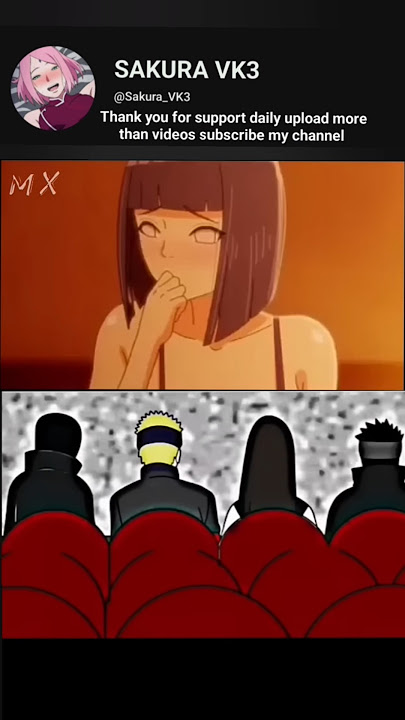 NARUTO X HINATA WAITING ROOM PARODY #sakura#sarada#boruto#sarada#kakashi#tsunade#jiraiya#minato#SUS