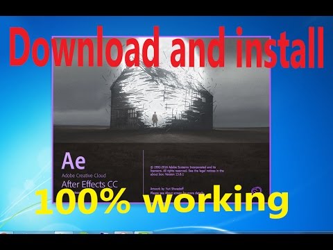 Error Downloading Adobe After Effects