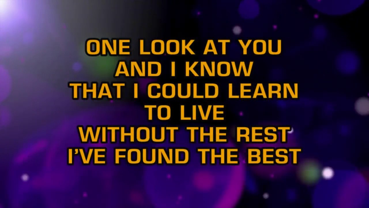 Carpenters I Won T Last A Day Without You Karaoke Youtube