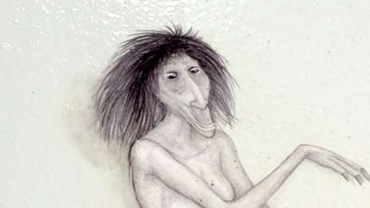 Long jawed, genetically altered human