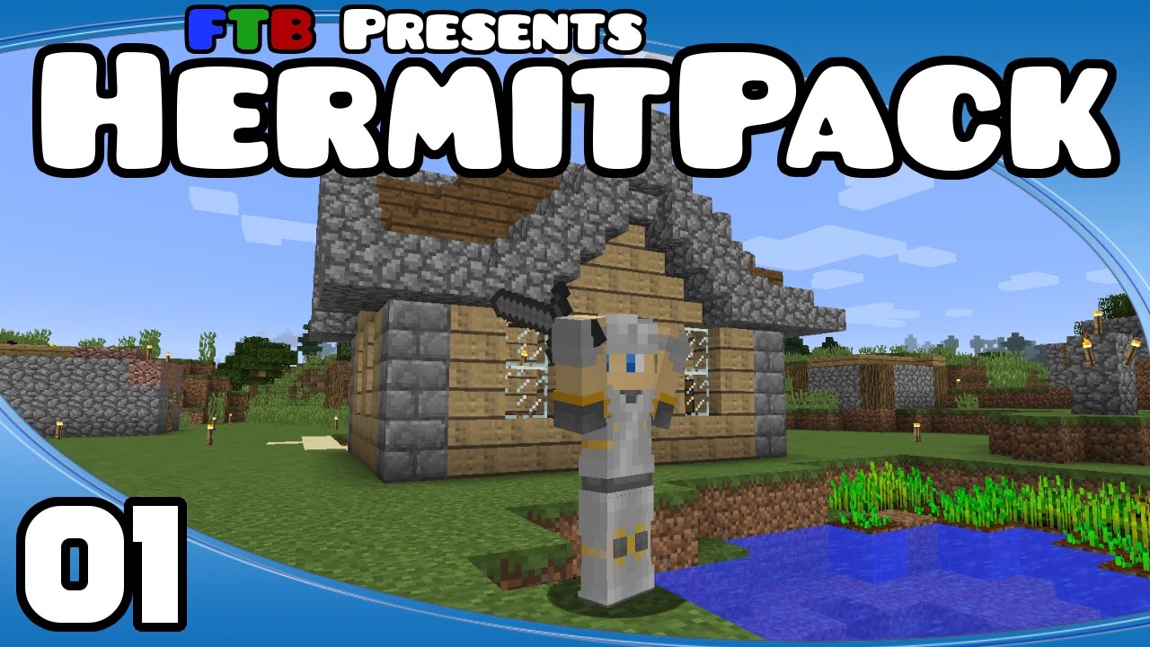 Hermitpack Ep 1 The Hermitcraft Modpack Minecraft Modded Survival Youtube