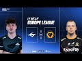 Rcap europe league 2024  team secret vs wolves esports  playoffs