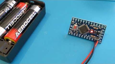 Blinking Arduino Pro Mini