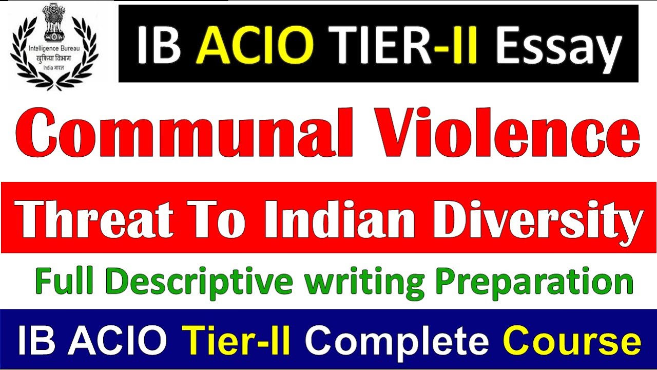 communal violence essay upsc