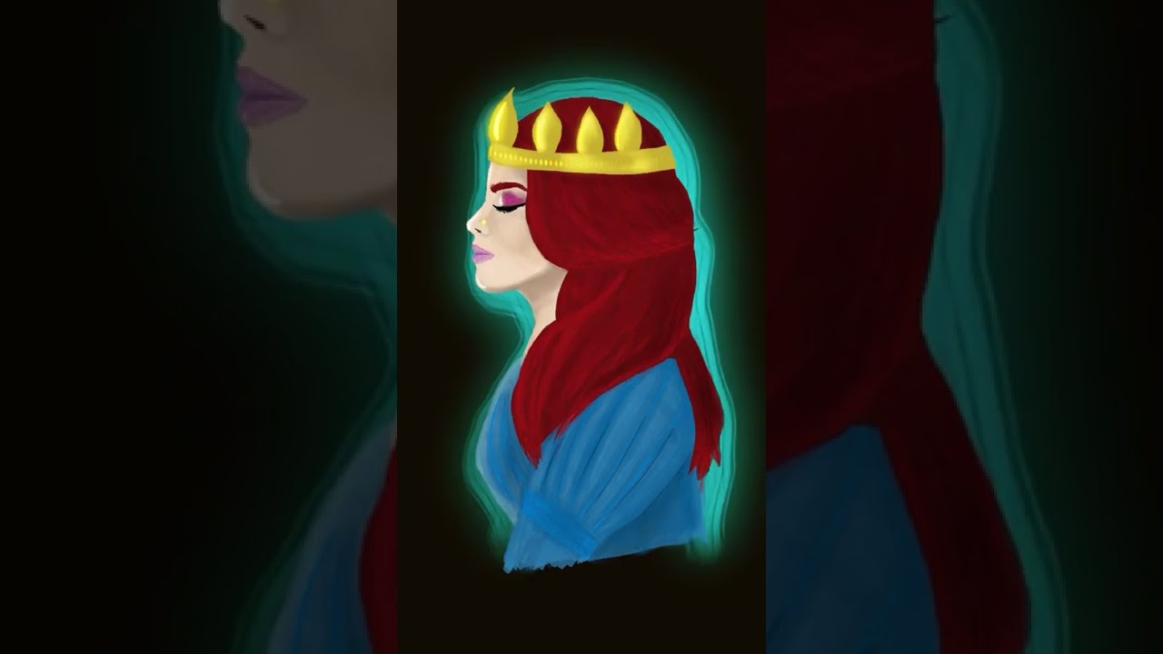 Digital Painting - #Queen - Procreate #timelapse