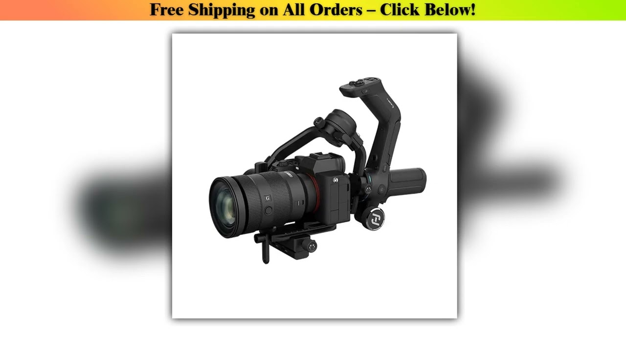 FeiyuTech Official Feiyu SCORP-C/SCORP-C2 3-Axis Handheld Gimbal Stabilizer Handle Grip for DSLR