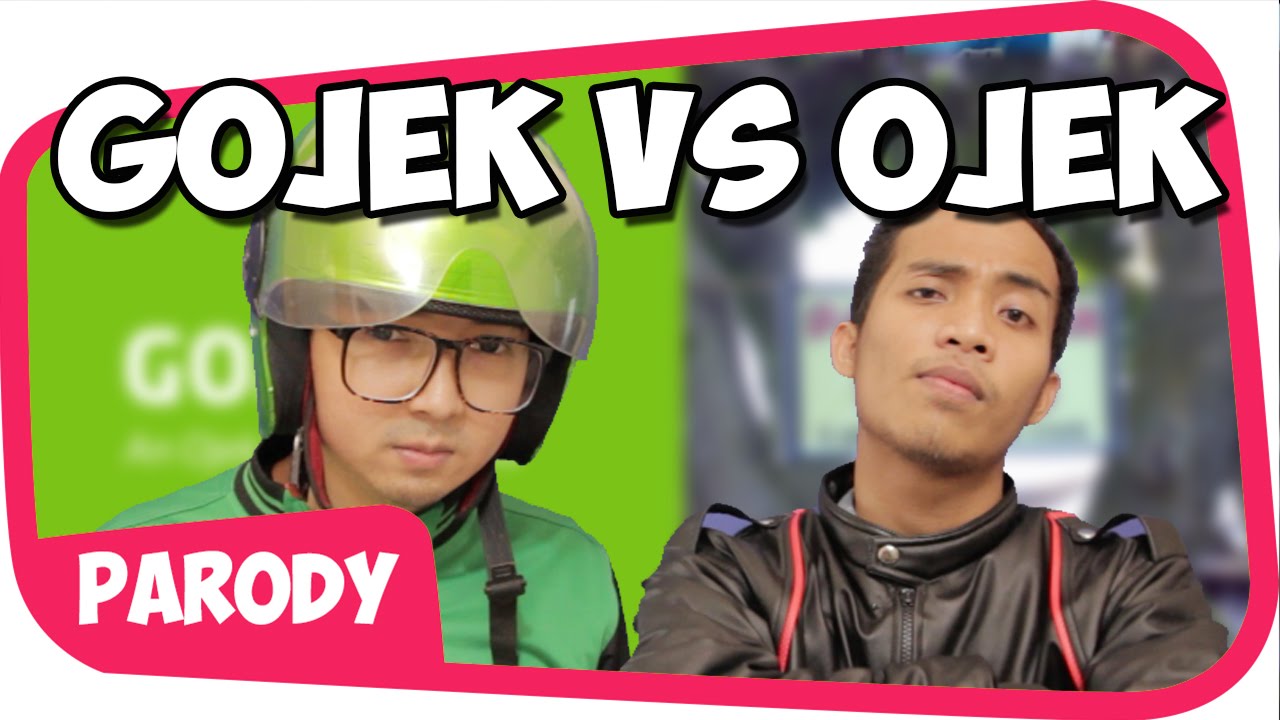 GOJEK Vs OJEK PANGKALAN Parodi RAP BATTLE