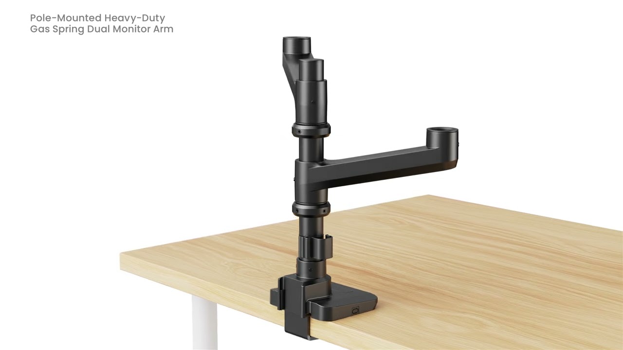 How to install the Ergox EA-MA8124UCP dual ultrawide monitor arm