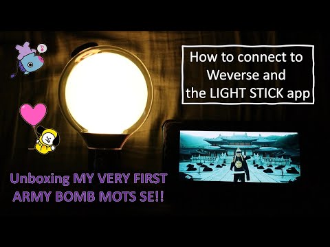 Unboxing | Bts Official Army Bomb Vers. 4 | Weverse And Light Stick App Tutorial