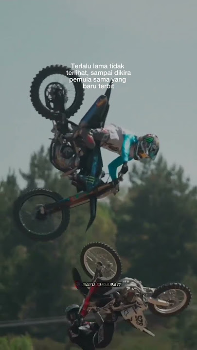 sampai' dikira pemula • story wa supermoto balapan trail adventure