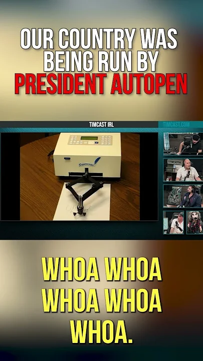Our Country Was Being RUN By PRESIDENT AUTOPEN