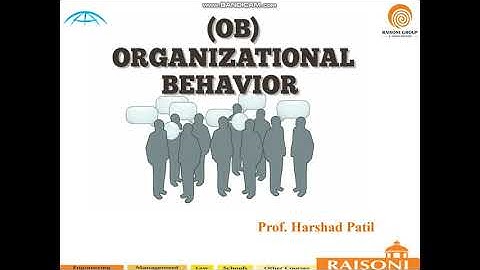 OB-Organizational Behavior- SE CSE-IT -Course Outcome