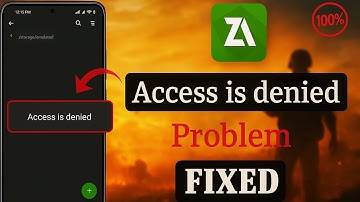 📱 Zarchiver Error Permission Denied Ka Easy Fix | File Access Problem Solved! #zarchiver #bgmi #pubg