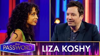 Jimmy Fallon and Liza Koshy Play a Black and WhiteThemed Round of Password