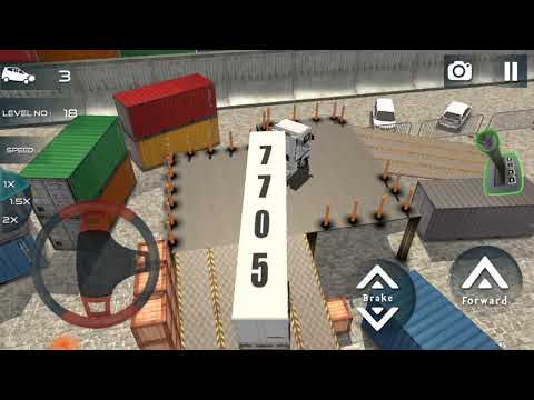 Trailer Truck parking - YouTube