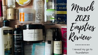 MARCH 2023 EMPTIES REVIEW